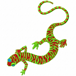 Reptiles Embroidery Design 7 Reptiles Embroidery Design 7